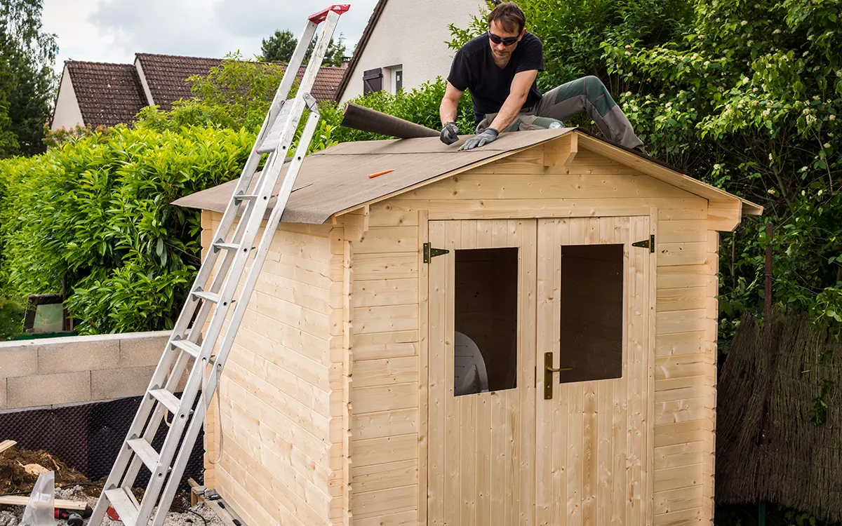 La cabane, un projet d'enfants aux vacances